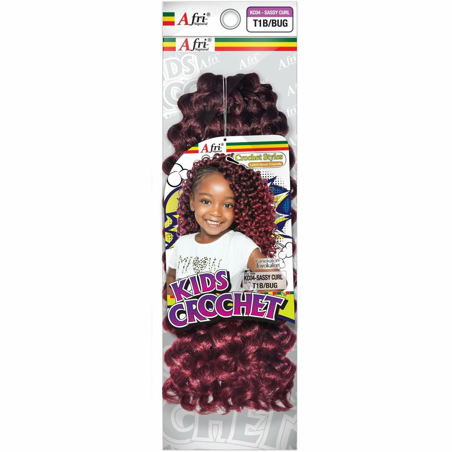 Afri-Naptural Kids Crochet Sassy Curl (KC04) 3 Afri-Naptural Kids Crochet Sassy Curl (KC04) - Image 3