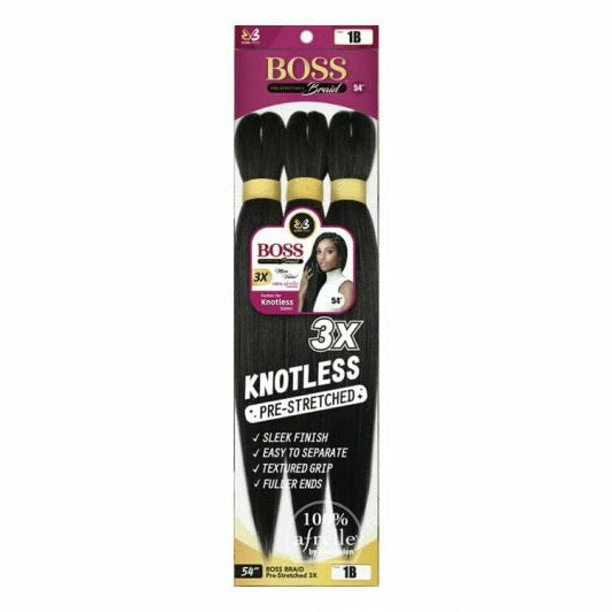 Bobbi Boss: 3X Boss Braid Pre-Feathered 54" 4 Bobbi Boss: 3X Boss Braid Pre-Feathered 54" - Image 4
