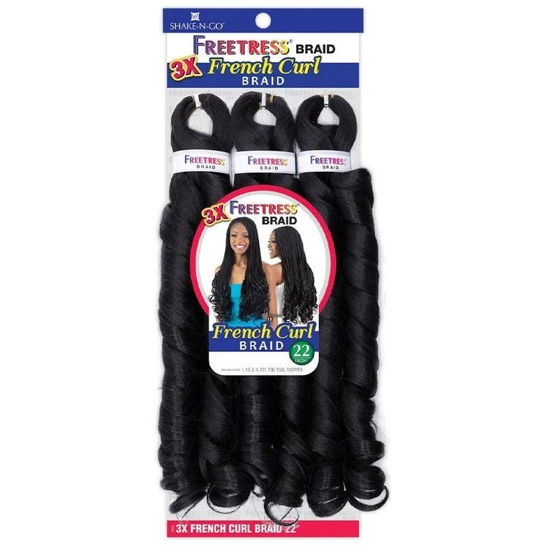 FreeTress: 3X FRENCH CURL BRAID 22" 8 FreeTress: 3X FRENCH CURL BRAID 22" - Image 8