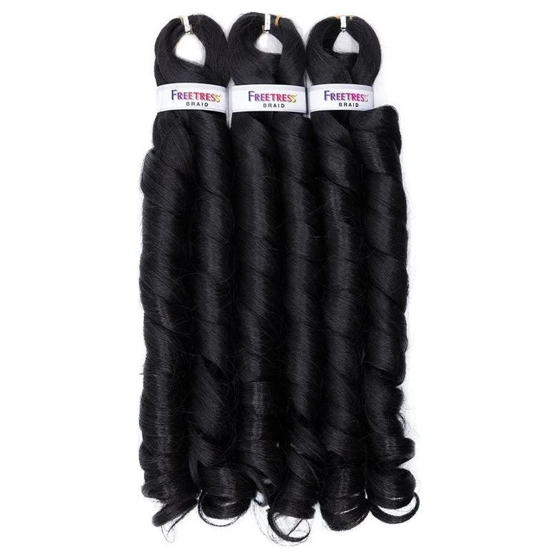 FreeTress: 3X FRENCH CURL BRAID 22" 6 FreeTress: 3X FRENCH CURL BRAID 22" - Image 6