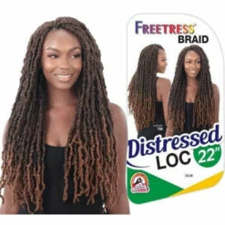 FreeTress: Distressed Loc 22" Crochet Braids