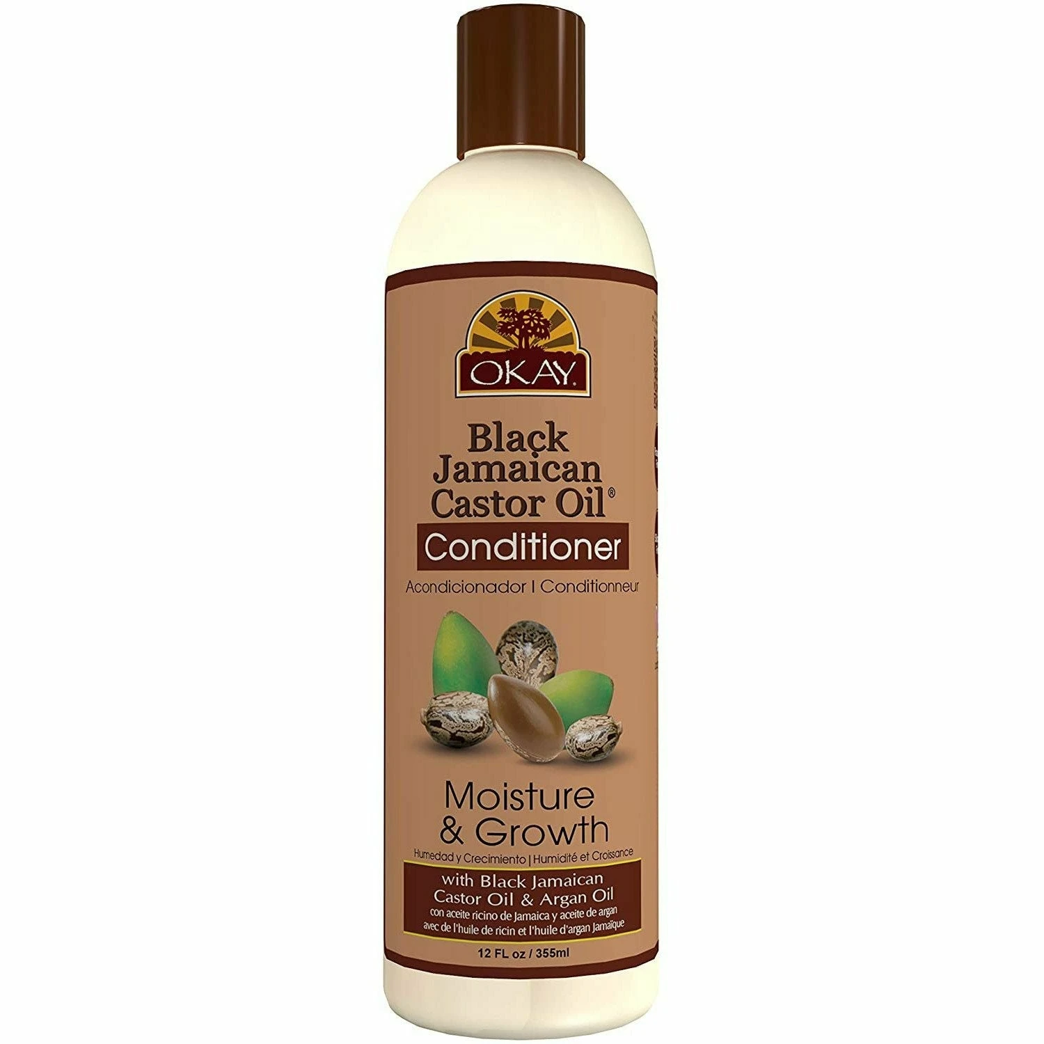 OKAY: Black Jamaican Castor Oil Moisture & Growth Conditioner 12oz 1 OKAY: Black Jamaican Castor Oil Moisture & Growth Conditioner 12oz