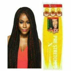 X-Pression: 3X Ultra Pre-Stretched Braid 52" 36 X-Pression: 3X Ultra Pre-Stretched Braid 52" -Beauty Depot Shop outre braiding hair x pression 3x ultra pre stretched braid 52 29345278984278