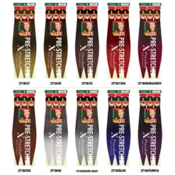 X-Pression: 3X Ultra Pre-Stretched Braid 52" 23 X-Pression: 3X Ultra Pre-Stretched Braid 52" -Beauty Depot Shop outre braiding hair x pression 3x ultra pre stretched braid 52 32604794159190
