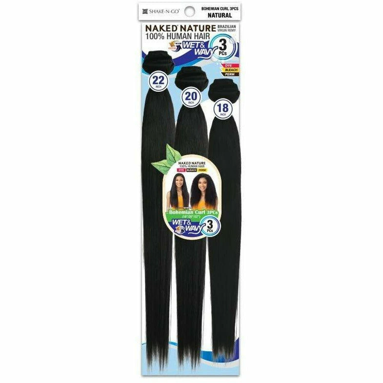 Shake N' Go: Nature W&W Bohemian Curl 3PCS (18"20"22") 3 Shake N' Go: Nature W&W Bohemian Curl 3PCS (18"20"22") - Image 3